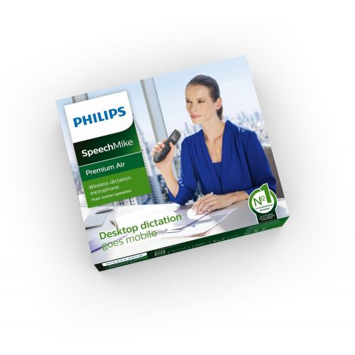 필립스 Philips SMP4000 SpeechMike Air Wireless Dictation Microphone with Push Button Design