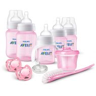 Philips AVENT Anti-Colic Bottle Newborn Starter Set, Pink, 1 count