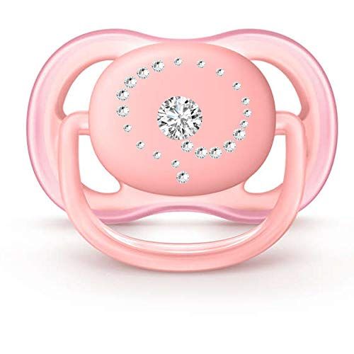 필립스 Philips Persnalized Baby Shower Pacifier Handmade Swarovski Elements, European Luxury Gift, Photo...