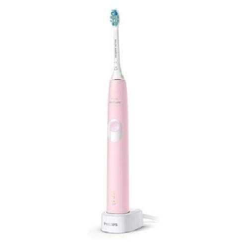 필립스 Philips Sonicare Protective Clean 4100 Plaque Control Pink Rechargeable Electric Toothbrush Pink