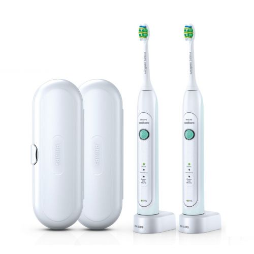 필립스 Philips Sonicare HX6732/74 Healthywhite Electric Rechargeable Toothbrush 2-pack