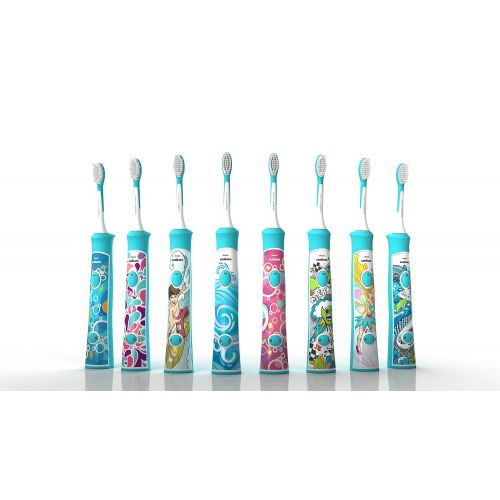 필립스 Philips Sonicare Hx6315/71 for Kids Rechargeable Toothbrush with Bonus, 2 Count