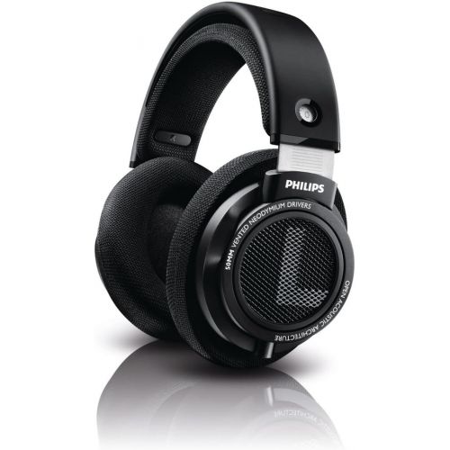  Philips Audio Philips SHP9500 HiFi Precision Stereo Over-Ear Headphones (Black)