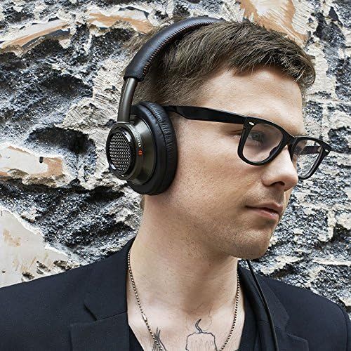 필립스 Philips Audio Philips Fidelio L2 Over-Ear Premium Portable Headphones with in-line Mic, Noise Isolation, Hi-Res - Black/Orange (L2BO)