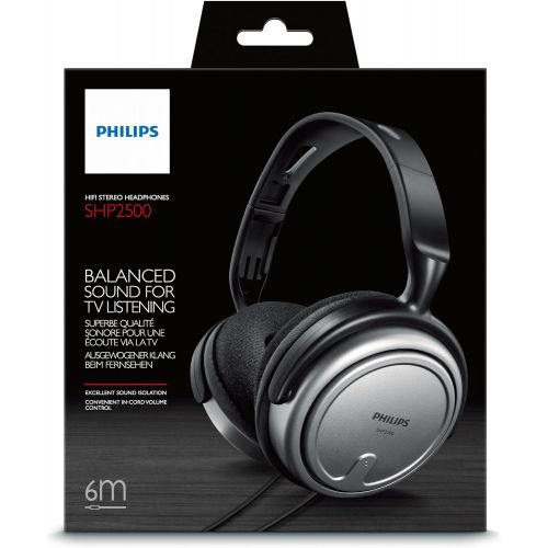  [아마존베스트]Philips Audio Philips SHP2500/10 Indoor Corded Television Headphones