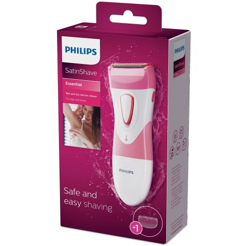  Philips Beauty Philips SatinShave Essential Women’s Electric Shaver for Legs, Cordless, HP6306/50