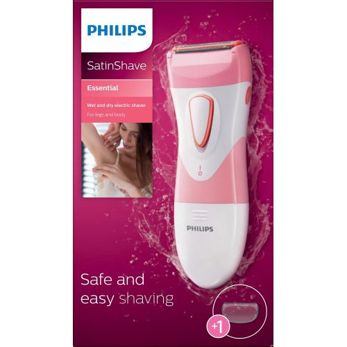 Philips Beauty Philips SatinShave Essential Women’s Electric Shaver for Legs, Cordless, HP6306/50