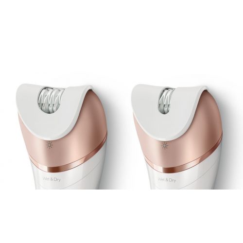  Philips Beauty Satinelle Prestige Epilator, Wet & Dry Electric Hair Removal, Body Exfoliation and Massage (BRE648), Multi