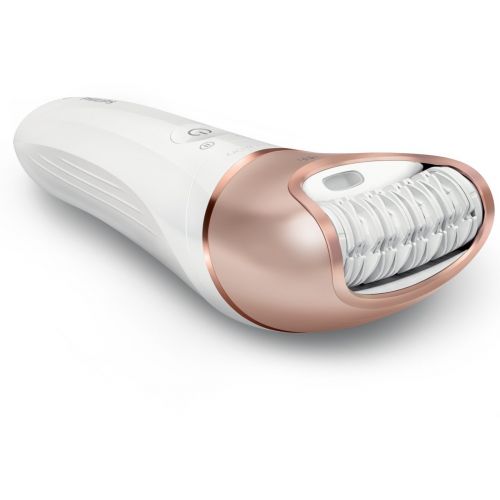  Philips Beauty Satinelle Prestige Epilator, Wet & Dry Electric Hair Removal, Body Exfoliation and Massage (BRE648), Multi