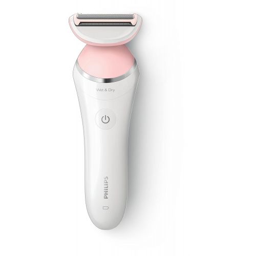  Philips Beauty Philips Satinshave Advanced Women’s Electric Shaver, Cordless Hair Removal, BRL140/51, White and Pink