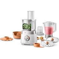 Philips Cucina Philips HR7530/00 Multifunction Food Processor with Blender, Crusher and Citrus Juicer, 850 W, 2.1 Litre, Stainless Steel