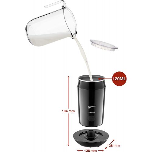 필립스 Philips CA6500/60 Senseo Milk Twister Milchaufschaumer, Kunststoff, schwarz