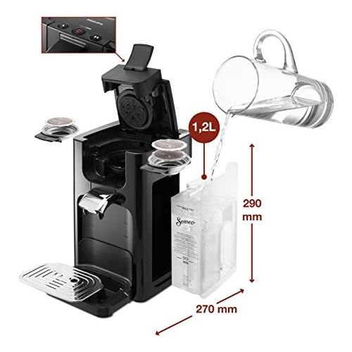 필립스 Philips Senseo HD7865/00 Quadrante Kaffeepadmaschine, XL-Wassertank weiss