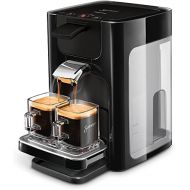 PHILIPS Philips HD7865/60 Senseo Quadrante Kaffeepadmaschine, Edelstahl, 1.2 Unknown_Modifier, Schwarz