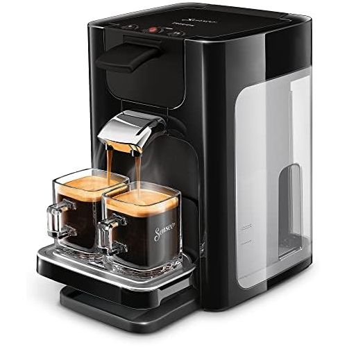 필립스 PHILIPS Philips HD7865/60 Senseo Quadrante Kaffeepadmaschine, Edelstahl, 1.2 Unknown_Modifier, Schwarz