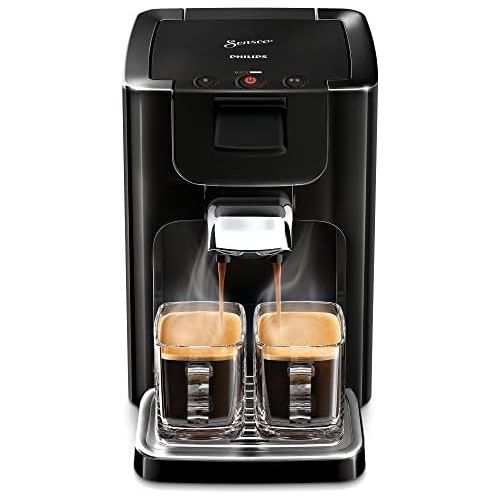 필립스 PHILIPS Philips HD7865/60 Senseo Quadrante Kaffeepadmaschine, Edelstahl, 1.2 Unknown_Modifier, Schwarz