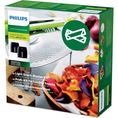 필립스 PHILIPS Philips HD9954/01 Zubehoer fuer Airfryer XXL - Snack Profi-Kit, 18/10_steel