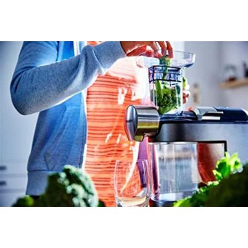 필립스 Philips HR1945/80 Slow Juicer (200 W, Entsafter fuer kaltes Pressen, maximale Nahrstoffextraktion) weiss