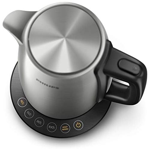 필립스 Philips HD9359/90 Wasserkocher aus Edelstahl fuer Tee bis Babynahrung (2200 Watt, 1,7 Liter, Warmhaltefunktion)