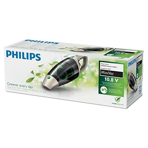 필립스 PHILIPS Philips ECO FC6148/01 Akkusauger (beutellos, 10,8V Li-Ionen-Akku, 9 Minuten Saugleistung, 100 Watt) grau