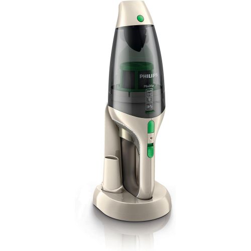 필립스 PHILIPS Philips ECO FC6148/01 Akkusauger (beutellos, 10,8V Li-Ionen-Akku, 9 Minuten Saugleistung, 100 Watt) grau