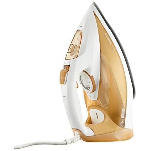 필립스 PHILIPS Philips Azur Dampfbuegeleisen GC4549/00 (2500 W, 210 g Dampfstoss) weiss-beige