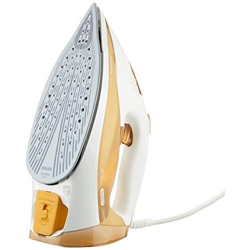 필립스 PHILIPS Philips Azur Dampfbuegeleisen GC4549/00 (2500 W, 210 g Dampfstoss) weiss-beige