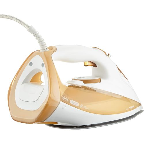 필립스 PHILIPS Philips Azur Dampfbuegeleisen GC4549/00 (2500 W, 210 g Dampfstoss) weiss-beige