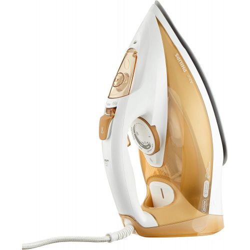 필립스 PHILIPS Philips Azur Dampfbuegeleisen GC4549/00 (2500 W, 210 g Dampfstoss) weiss-beige