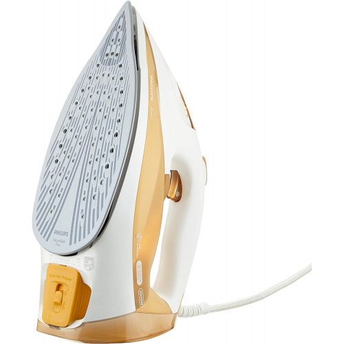 필립스 PHILIPS Philips Azur Dampfbuegeleisen GC4549/00 (2500 W, 210 g Dampfstoss) weiss-beige