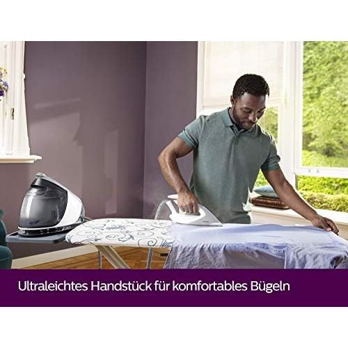 필립스 PHILIPS Philips GC8930/10 Dampfbuegelstation PerfectCare Expert Plus (2100 W, Optimal TEMP, 7,0 bar Dampfdruck, 420 g/Min. Dampfstoss) grau