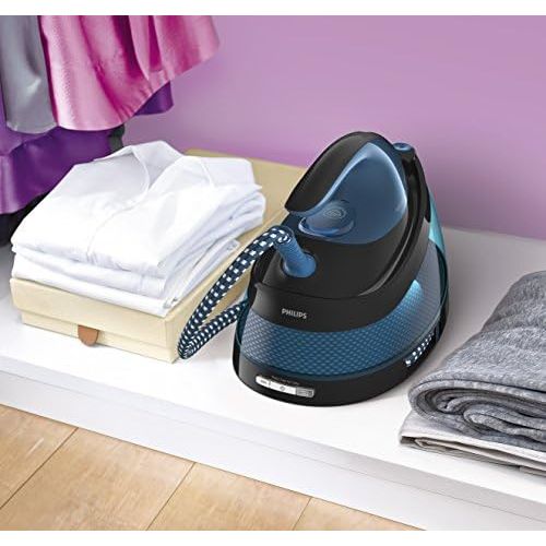 필립스 Philips GC7833/80Care Compact (Dampfbuegelstation ohne Einstellung) schwarz/blau