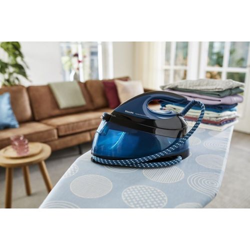 필립스 Philips GC7833/80Care Compact (Dampfbuegelstation ohne Einstellung) schwarz/blau