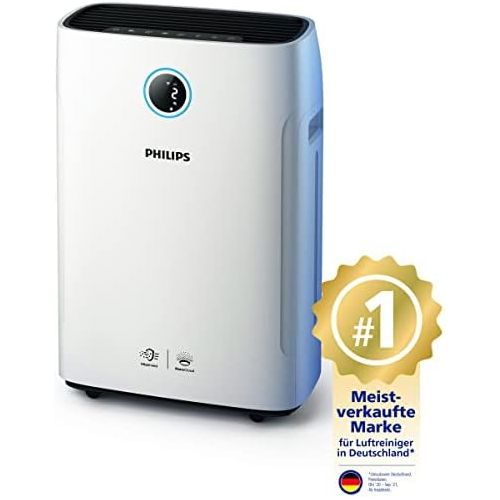 필립스 PHILIPS Philips AC2729/10 2-in-1 Luftreiniger und -befeuchter Series 2000i (App-Anbindung, bis zu 60m²) weiss