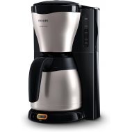 Visit the Philips Store Philips HD7546 / 20 Gaia filter coffee machine with thermo jug, black / metal