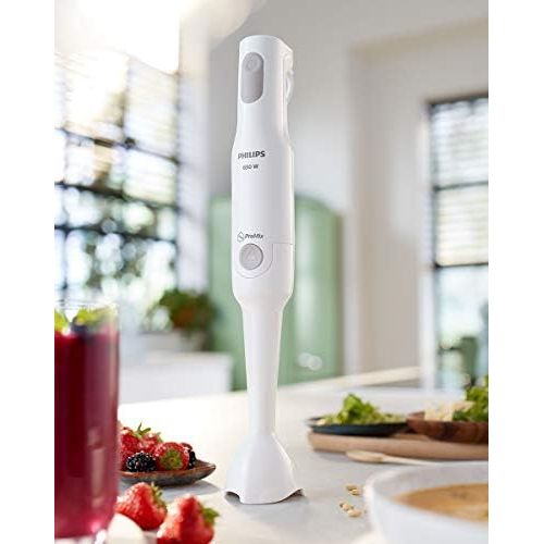 필립스 [아마존베스트]Philips ProMix hand blender HR2531/00 (650 W, splash guard, incl. Measuring Cup) White Plastic