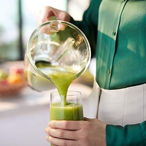 필립스 [아마존베스트]Philips Stand mixer (27000 rpm, 2 Litre Glass Container, Drinking Bottle, Dishwasher Safe).