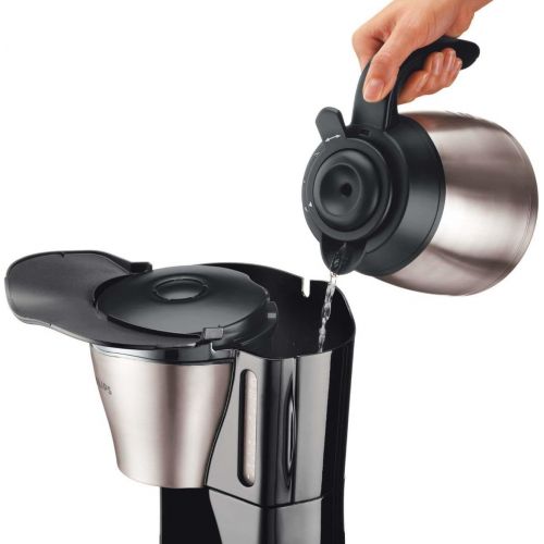 필립스 [아마존베스트]Philips HD7546 / 20 Gaia filter coffee machine with thermo jug, black / metal
