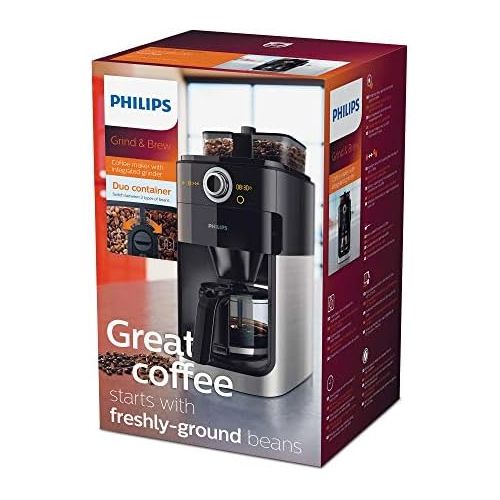 필립스 [아마존베스트]Philips Grind and Brew Filter Coffee Maker