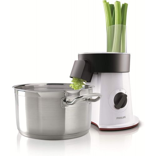 필립스 [아마존베스트]Philips HR1388/80 Salad Maker and Chopper (6 Stainless Steel Disc Inserts)