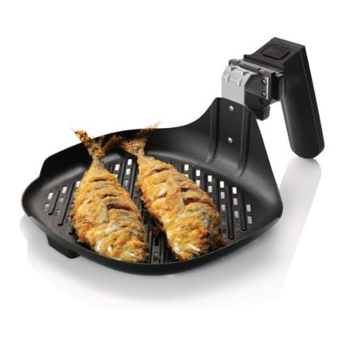 필립스 [아마존베스트]Philips HD9910 / 20 grill pan (accessory for Airfryer, non-stick surface) black
