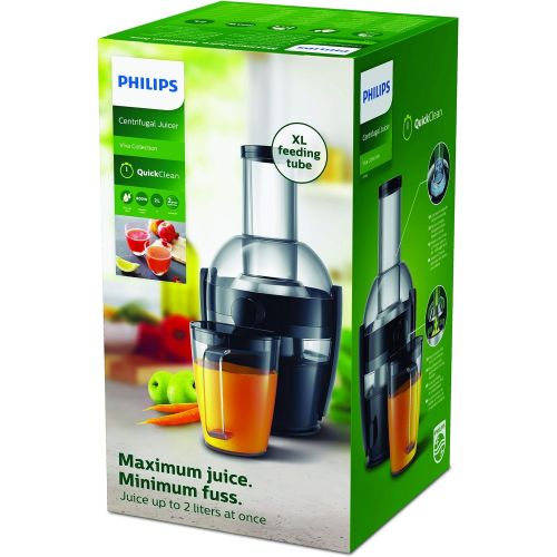 필립스 [아마존베스트]Philips HR1856/70 Juicer (800 W, 2 Litre Capacity, QuickClean Technology, including juice container)