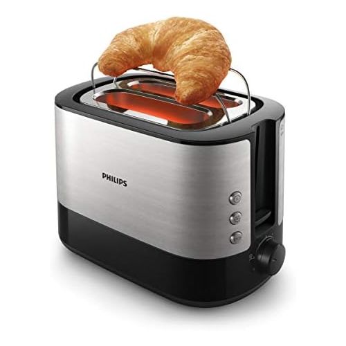 필립스 [아마존베스트]Philips HD2637 Toaster - 7 Levels, Bun Warmer, Stop Button, 1000 W, Toaster
