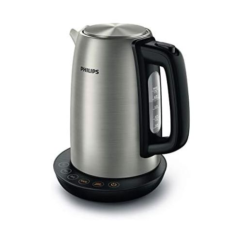 필립스 [아마존베스트]Philips HD9359/90 Stainless Steel Kettle, for everything from Tea to Baby Food (2200 Watt, 1.7 Litres, Keep Warm Function)