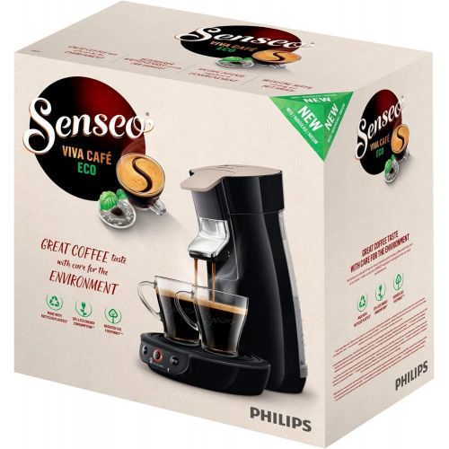 필립스 [아마존베스트]Philips Senseo Viva Cafe Eco HD6562/36 Coffee Pod Machine Special Edition Nougat