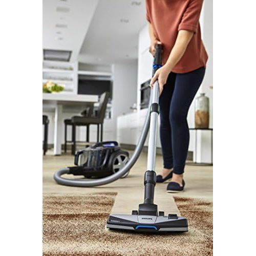 필립스 [아마존베스트]Philips PowerPro Expert FC9741/09 Bagless Vacuum Cleaner (A+AA Energy Label, 650 W, 2 L Dust Volume, Integrated Accessories, Black)