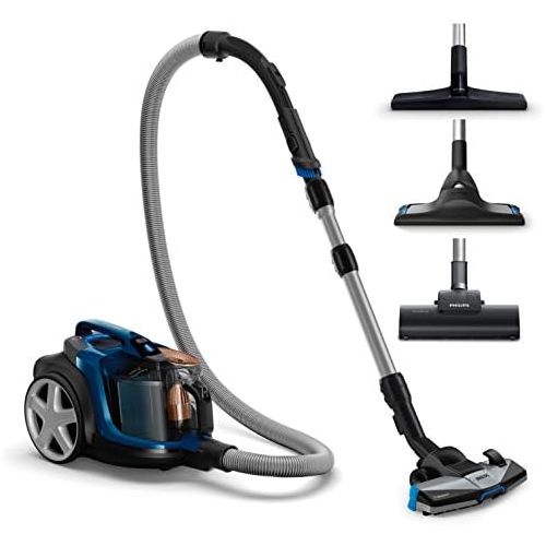 필립스 [아마존베스트]Philips PowerPro Compact Bagless Vacuum Cleaner, Blue/Black