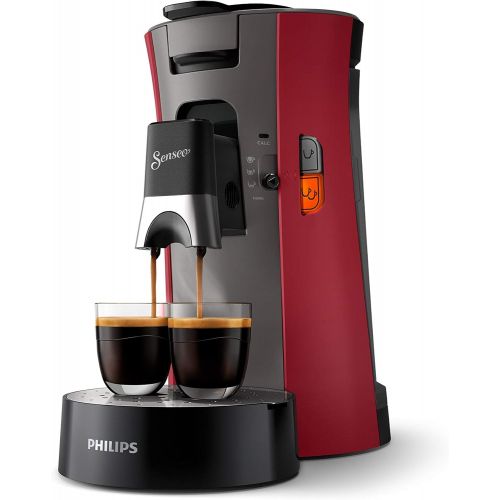  Philips Domestic Appliances Philips CSA240/91 Senseo Select Coffee Pod Machine Intense Red