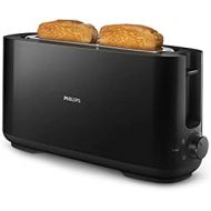 Philips Domestic Appliances Philips HD2590/90 grid bread daily black, 1 slit extra long, button warming rack