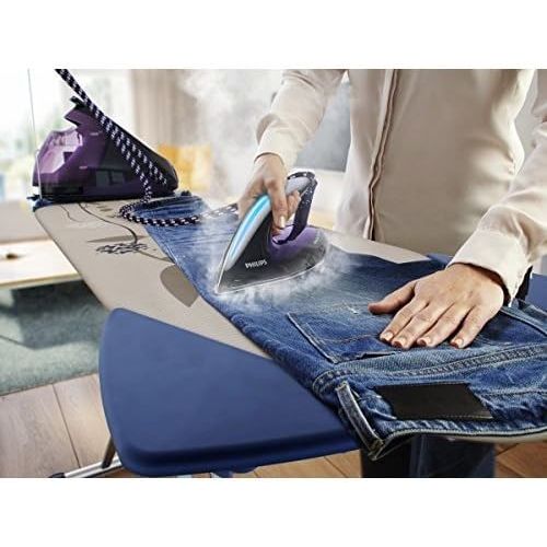 필립스 Philips Domestic Appliances Philips GC9650/80 PerfectCare Elite Silence Steam Iron Station (OptimalTemp, 7.5 Bar Steam Pressure, 450 g Steam Boost)